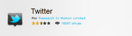 Twitter para BlackBerry