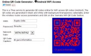 Convertir la clave del WiFi en un código QR