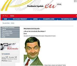 Mr. Bean presidente de la UE durante unas horas