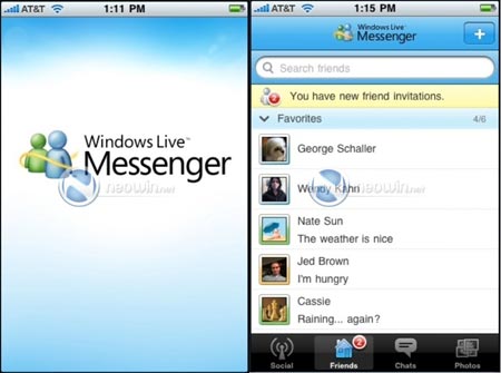 Messenger para iPhone