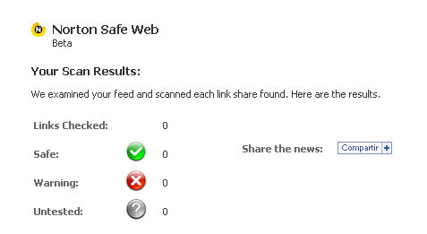 Norton Safe Web'