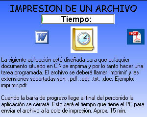 Programa para crear una tarea programada en Windows , imprimir un documento a una hora determinada, programar una impresion