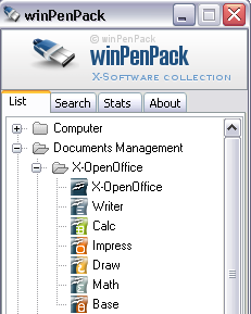 Paquete openoffice