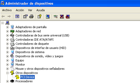 Dispositivos desconocidos en Windows