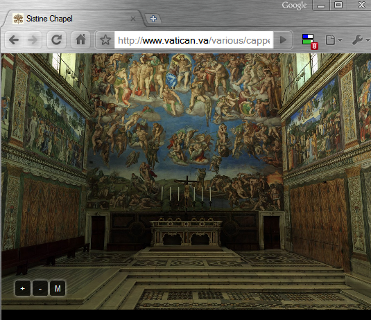 Visita virtual a la capilla sixtina