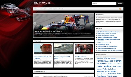 Toda la Fórmula 1 desde TheF1online