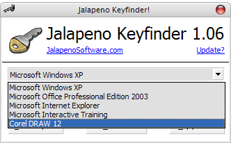 Buscar seriales en Windows con Jalapeno Keyfinder title=