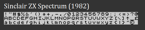 Tipografía retro en 8 bits