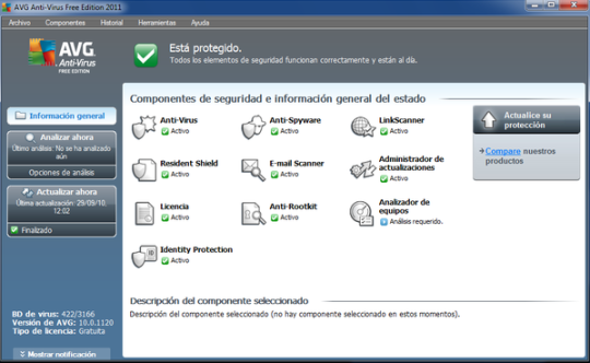 Descargar antivirus gratis AVG 10