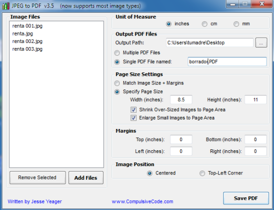 JPEG to PDF para pasar tus imágenes a PDF