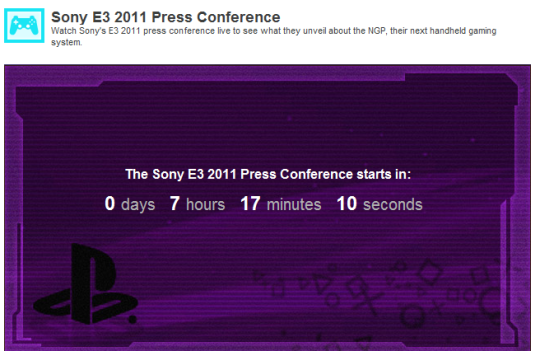 Ver online conferencia de Sony E3 2011