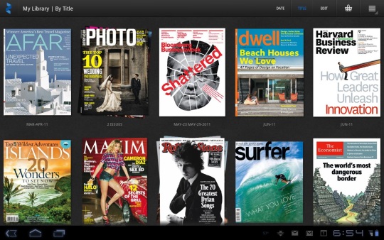 Leer revistas gratis con Android