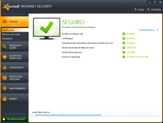 Descargar Avast! 7 Antivirus