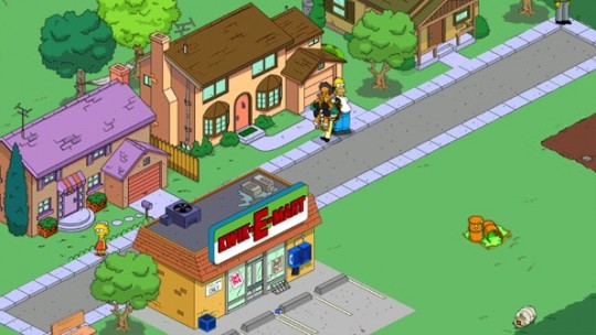 El juego de Los Simpsons Tapped Out  para móviles 