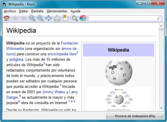 lector kiwix wikipedia