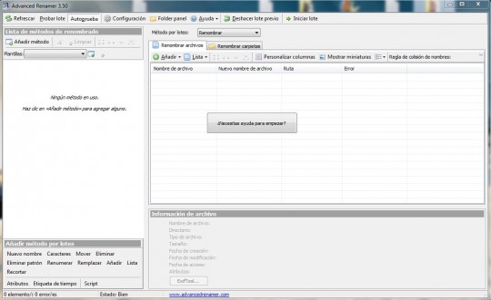 Software para renombrar muchos archivos a la vez