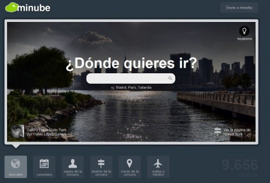 Minube 3.0.  elige, comparte o recomienda tu viaje