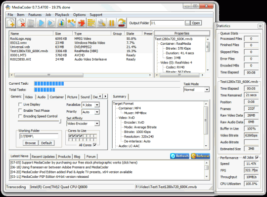 MediaCoder, descarga un conversor multimedia potente