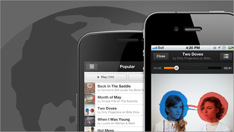 Grooveshark gratuito para móviles disponible