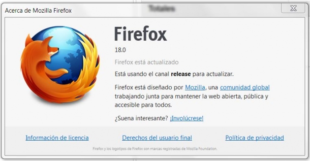 Firefox 18