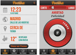 Poetika app, poesía personalizada