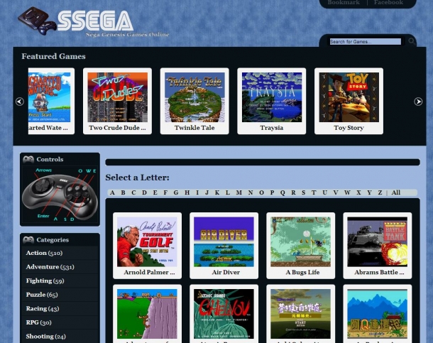 Todos los juegos de Sega Mega Drive online