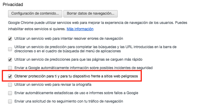 desactivar-advertencias-chrome