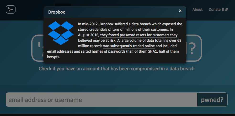 haveibeenpwned-dropbox