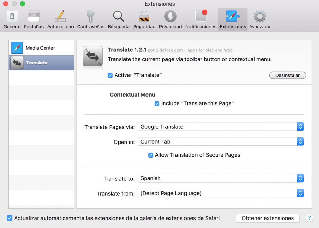 extensiones-translate-configurar