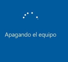 Apagar rápido Windows 10 sin esperas