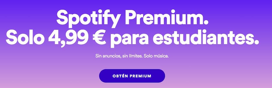 listado de universidades para spotify premium