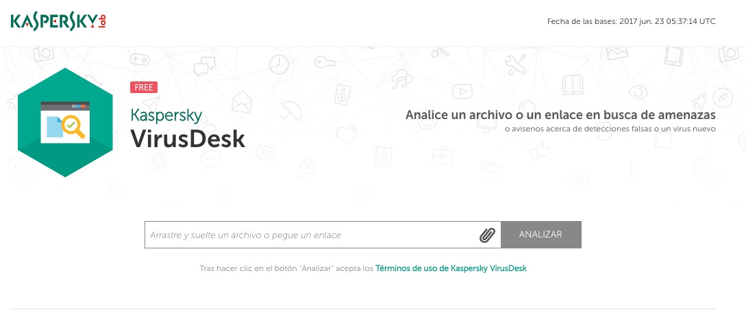 Kaspersky-analizador-online