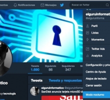 Modo nocturno para Twitter web disponible